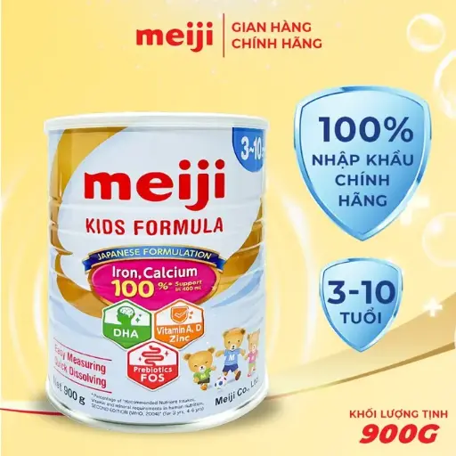 KF900-Thực Phẩm Bổ Sung Meiji Kids Formula - Nhập Khẩu Chính Hãng (900g)